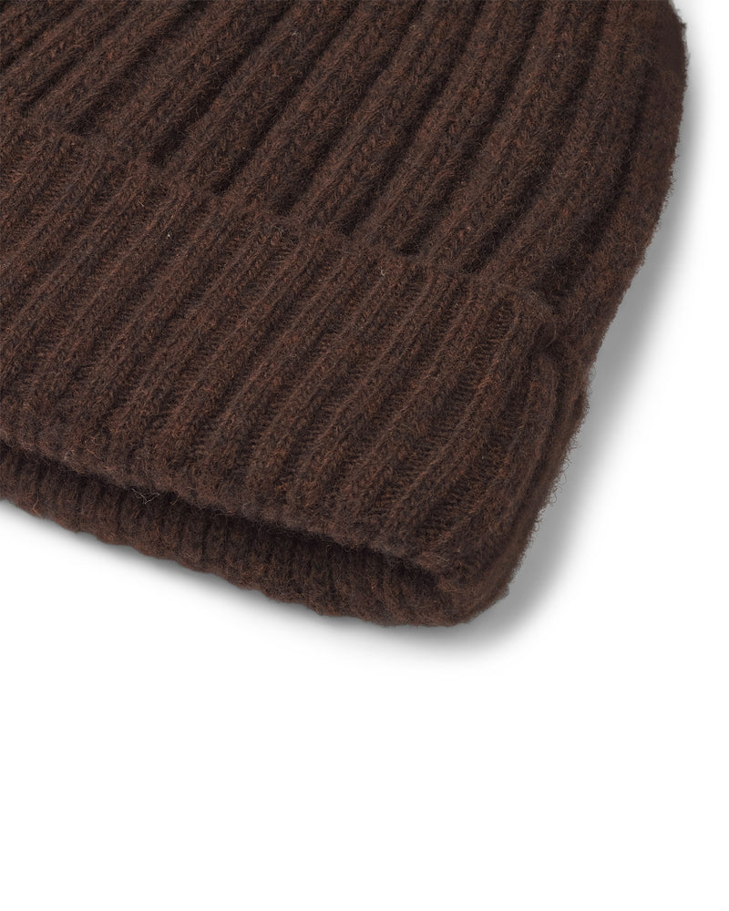 GAI+LISVA Celina Lambswool Beanie Knit 681 Mulch