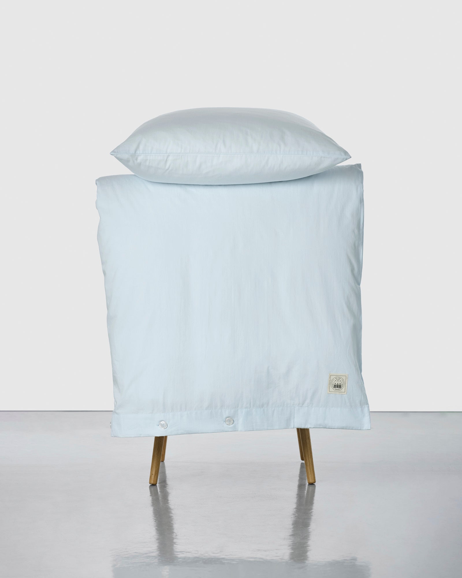 GAI+LISVA Duvet Cover + Pillow Case Bedlinen 715 Solid Blue 6