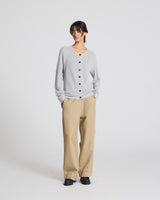 GAI+LISVA Ella Cardigan Cotton GOTS 243975 Knit 601 Light Grey Melange