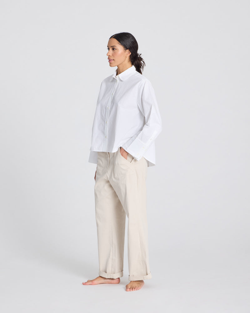 GAI+LISVA Flora Shirt Poplin Gots 243975 Shirt 100 White