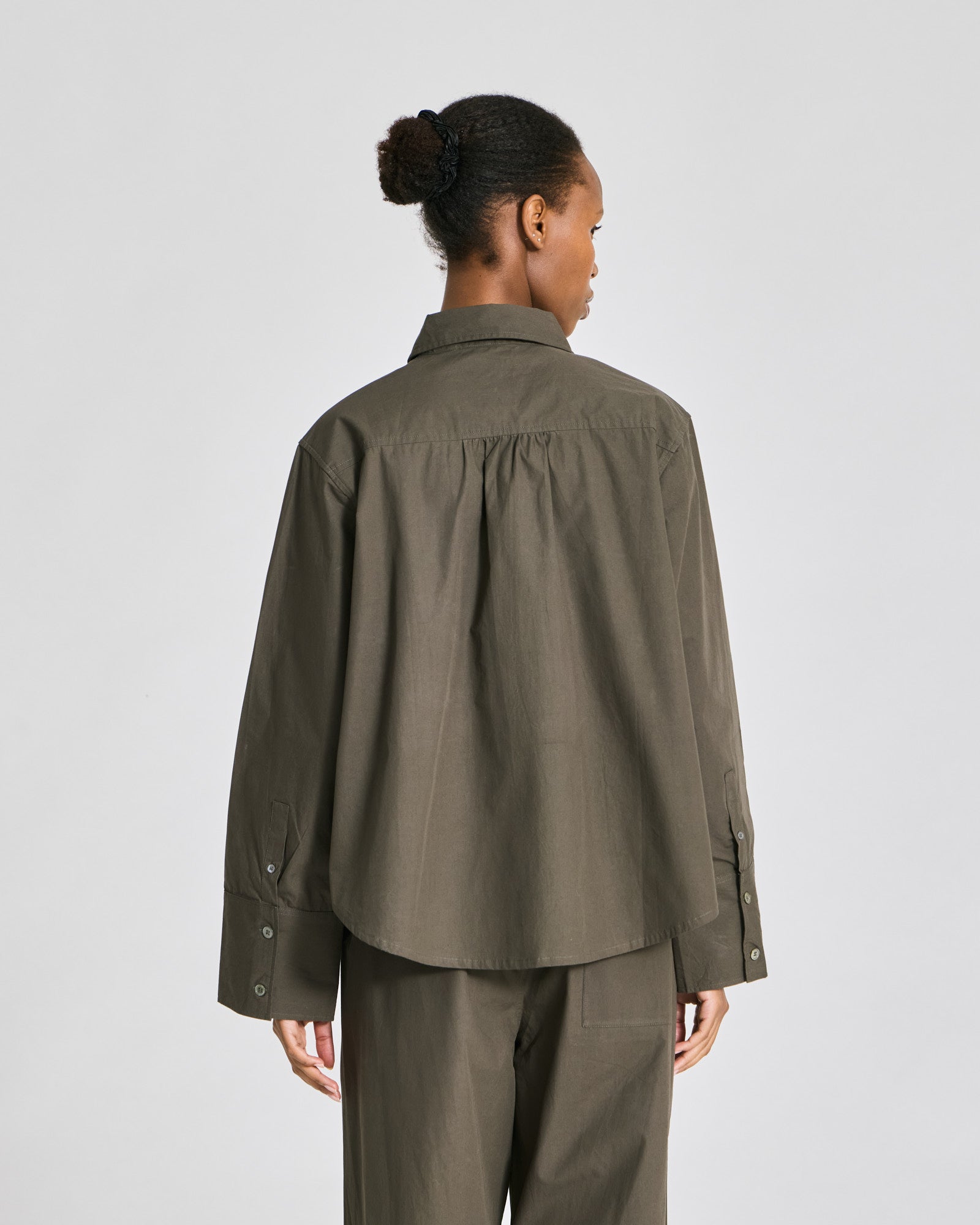 GAI+LISVA Flora Shirt Poplin Gots 243975 Shirts & Blouses 750 Black Ink
