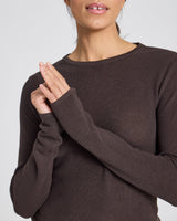 GAI+LISVA Freja L/S Knit GOTS 243975 Knit 681 Mulch