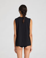 GAI+LISVA Genny Cotton Tank Top GOTS 243975 Top 650 Black