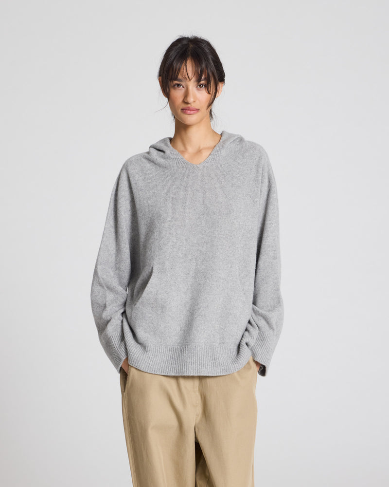 GAI+LISVA Julie Merino Turtleneck Knit 602 Grey Melange