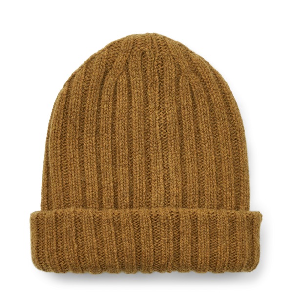 GAI+LISVA Kari Lambswool Beanie Knit 513 Dried Tobacco