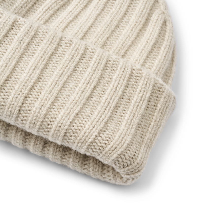 GAI+LISVA Kari Lambswool Beanie Knit 826 island fossil