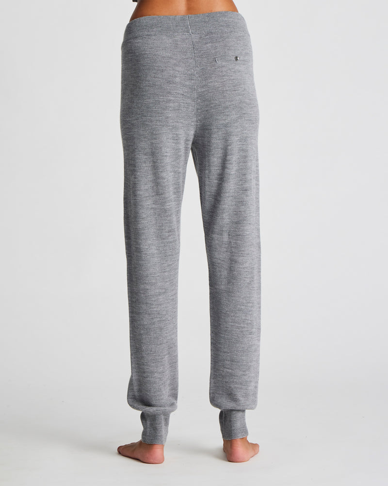 GAI+LISVA Karina Merino Pant Knit 601 Light Grey Melange