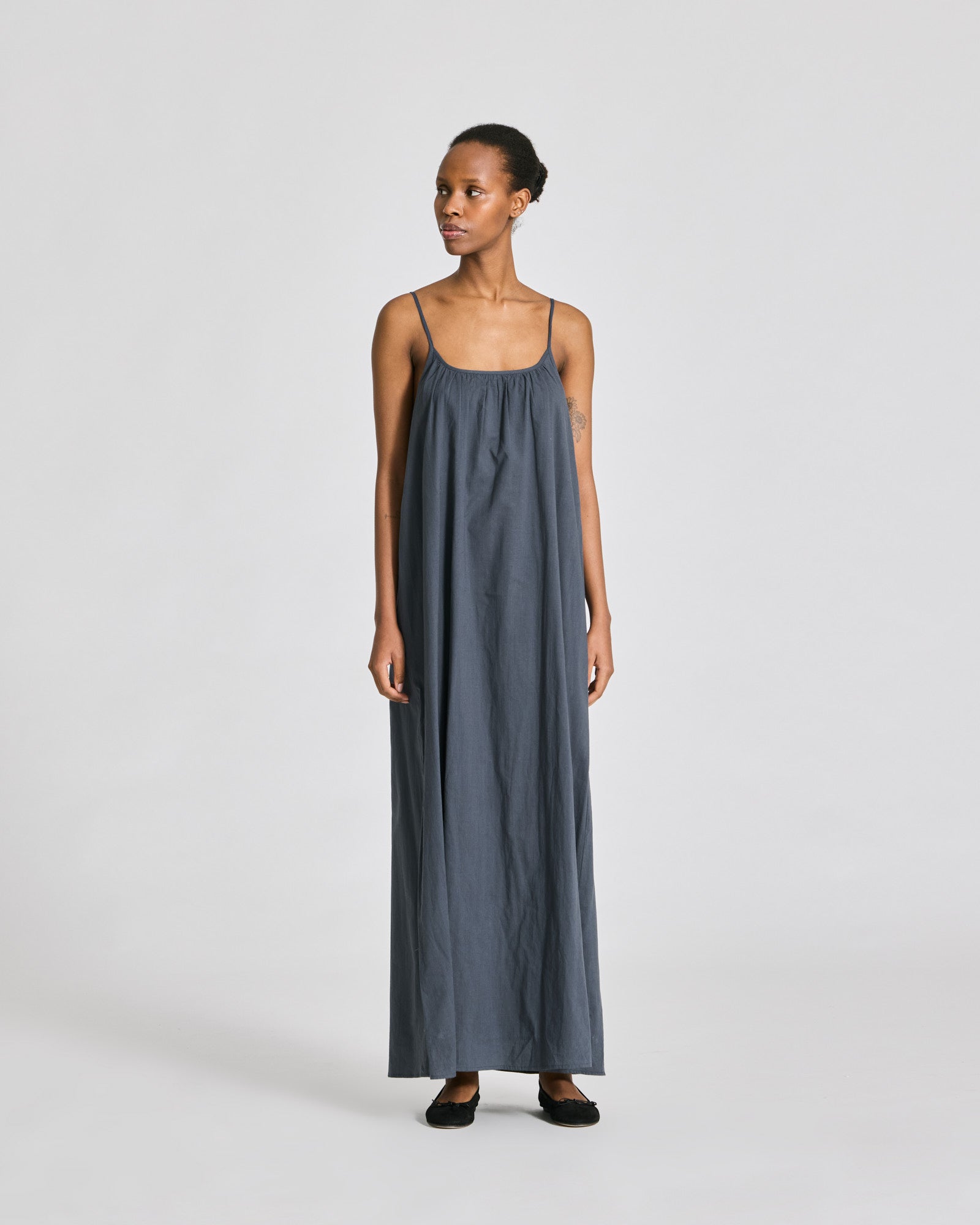 GAI+LISVA Lea Voile Dress Dresses & Skirts 472 Denim Blue