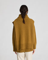 GAI+LISVA Michelle Neck Piece Knit 513 Dried Tobacco