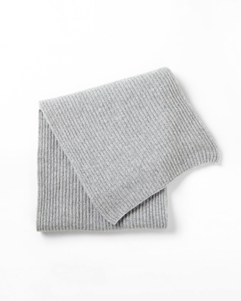 GAI+LISVA Mille Cashmere Scarf Knit 602 Grey Melange