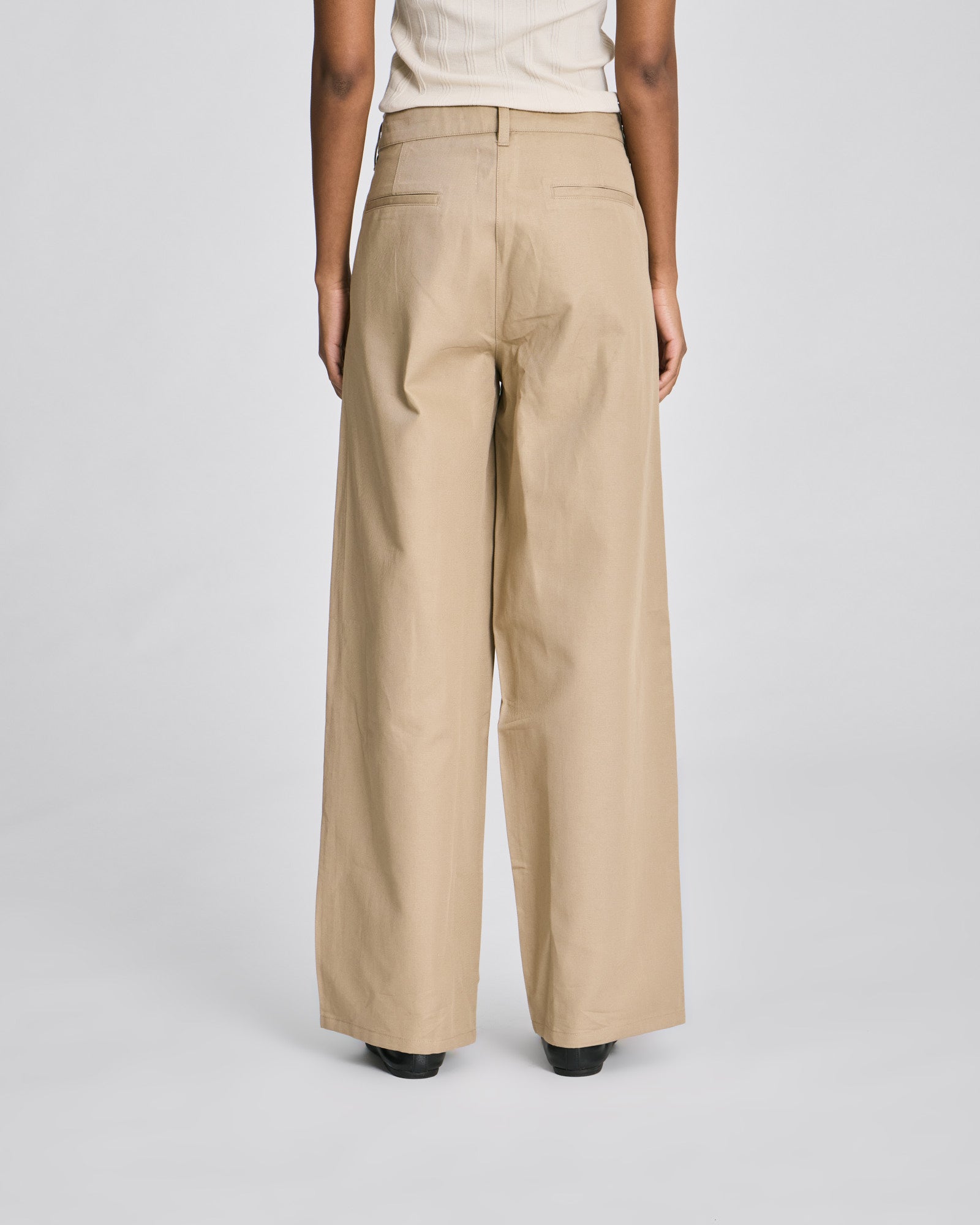 GAI+LISVA Natalie Cotton/Linen Twill Pant Trousers & Shorts 735 Chinchilla