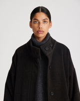 GAI+LISVA Nellie Wool Coat Jacket 682 Mulch Herringbone