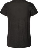 GAI+LISVA Simone Linen Tee Shirt Top 650 Black