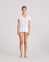 GAI+LISVA Simone S/S Cotton Tee Shirt Top 100 White