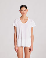 GAI+LISVA Simone S/S Cotton Tee Shirt Top 100 White