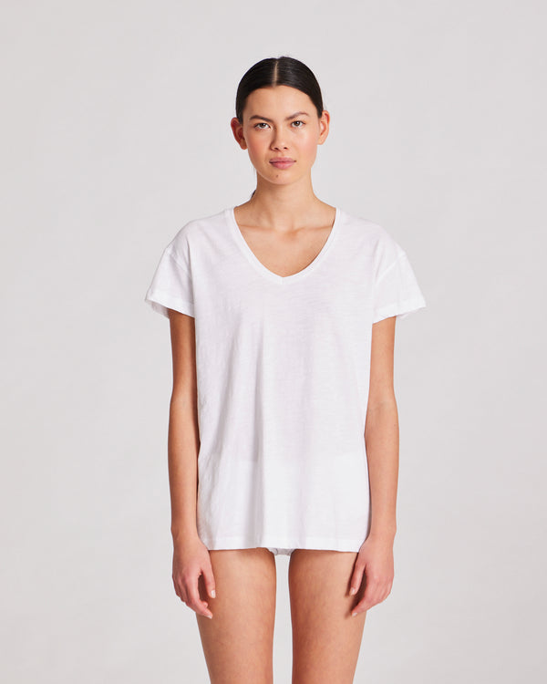 GAI+LISVA Simone S/S Cotton Tee Shirt Top 100 White