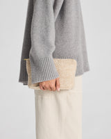 GAI+LISVA Stine Clutch Bag Accessories 685 Dust Powder Herringbone