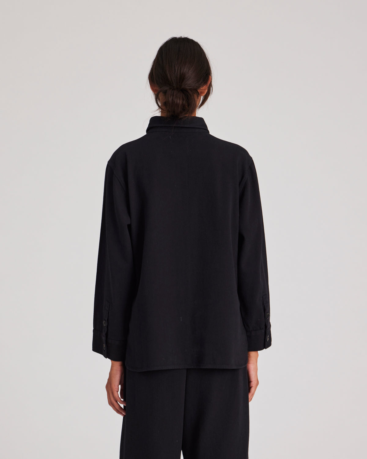 GAI+LISVA Sussie Hemd aus Twill GOTS 243975 - Schwarz Shirt 650 Black
