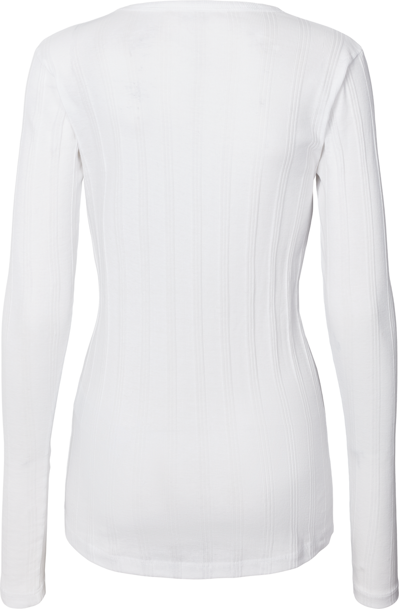 GAI+LISVA Thyra L/S Cotton Top Top 100 White