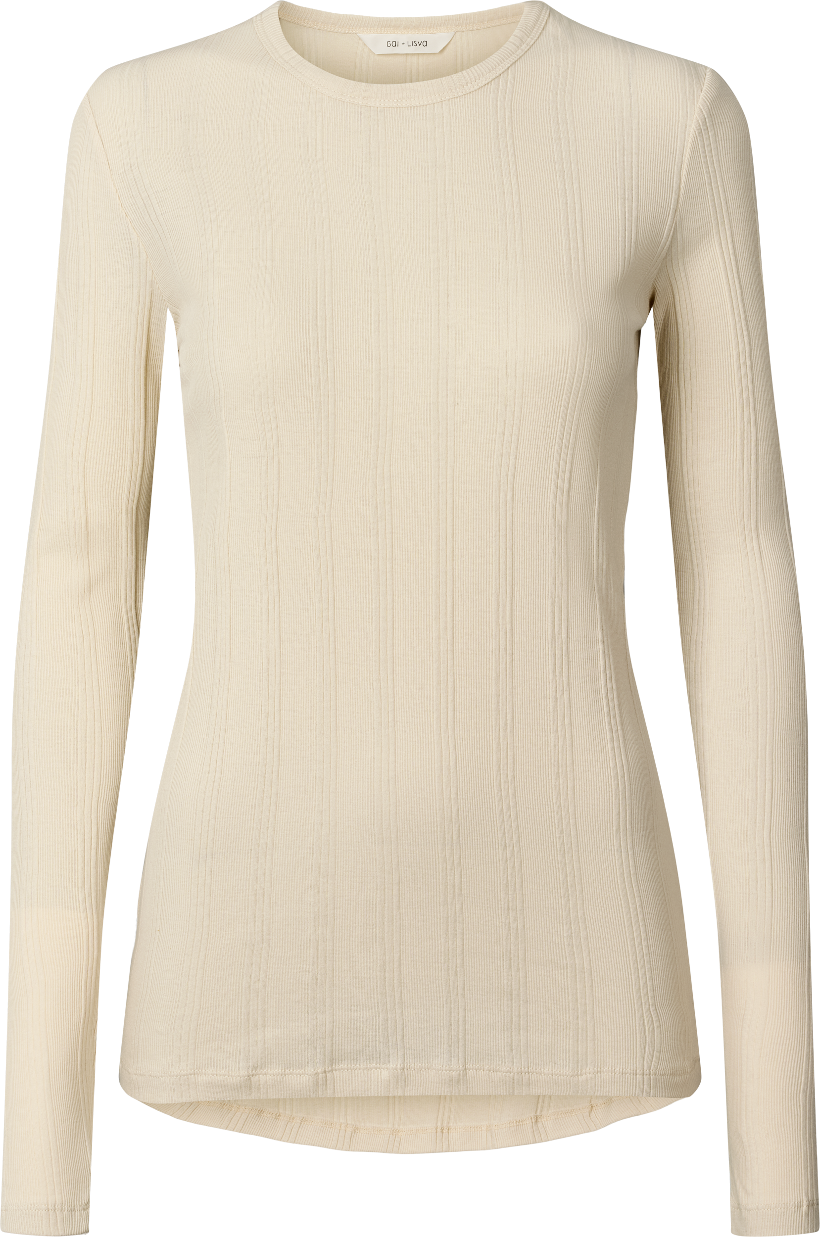 GAI+LISVA Thyra L/S Cotton Top Tops & T-shirts 139 Ancient Grey