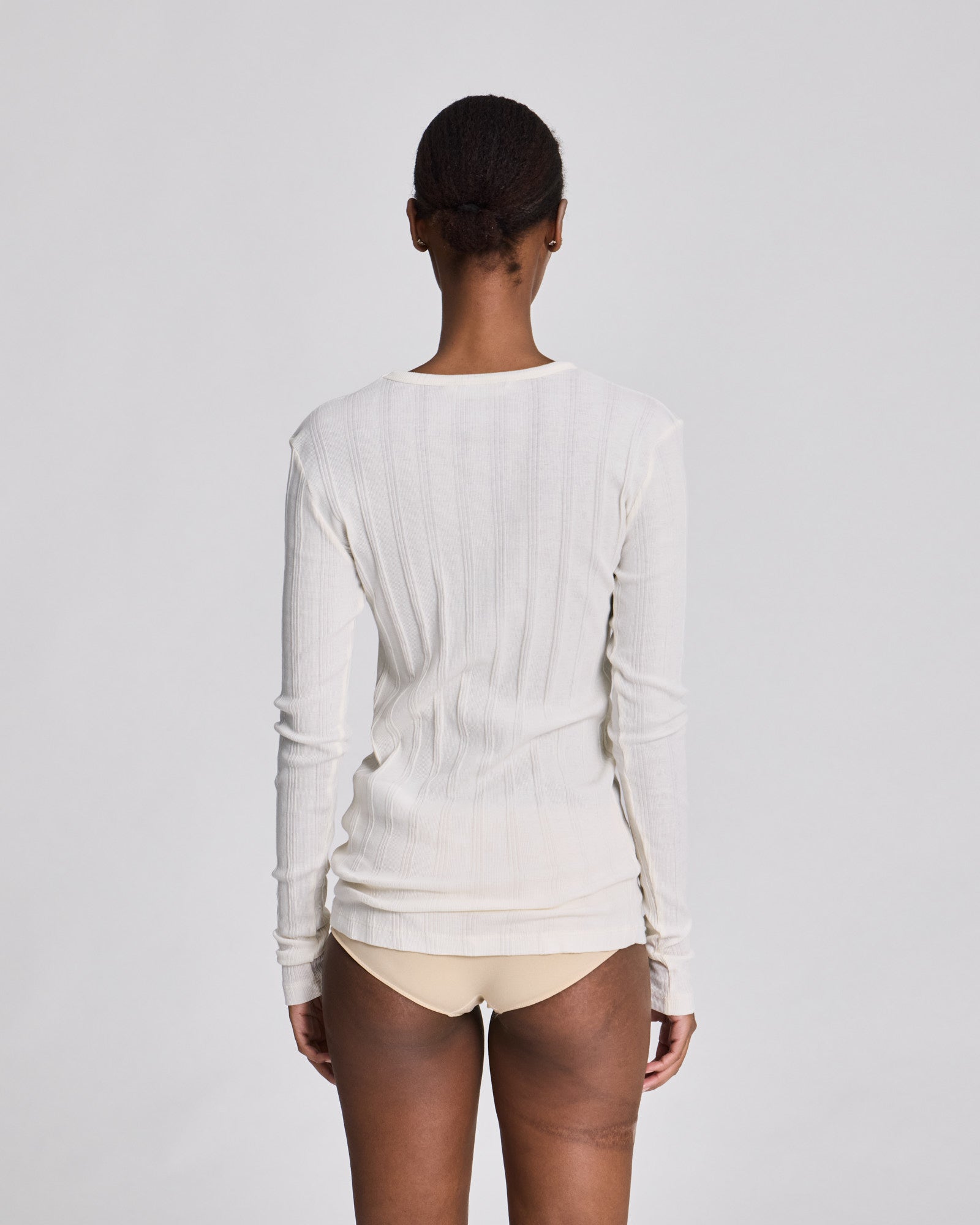 GAI+LISVA Thyra L/S Cotton Top Tops & T-shirts 150 Off White