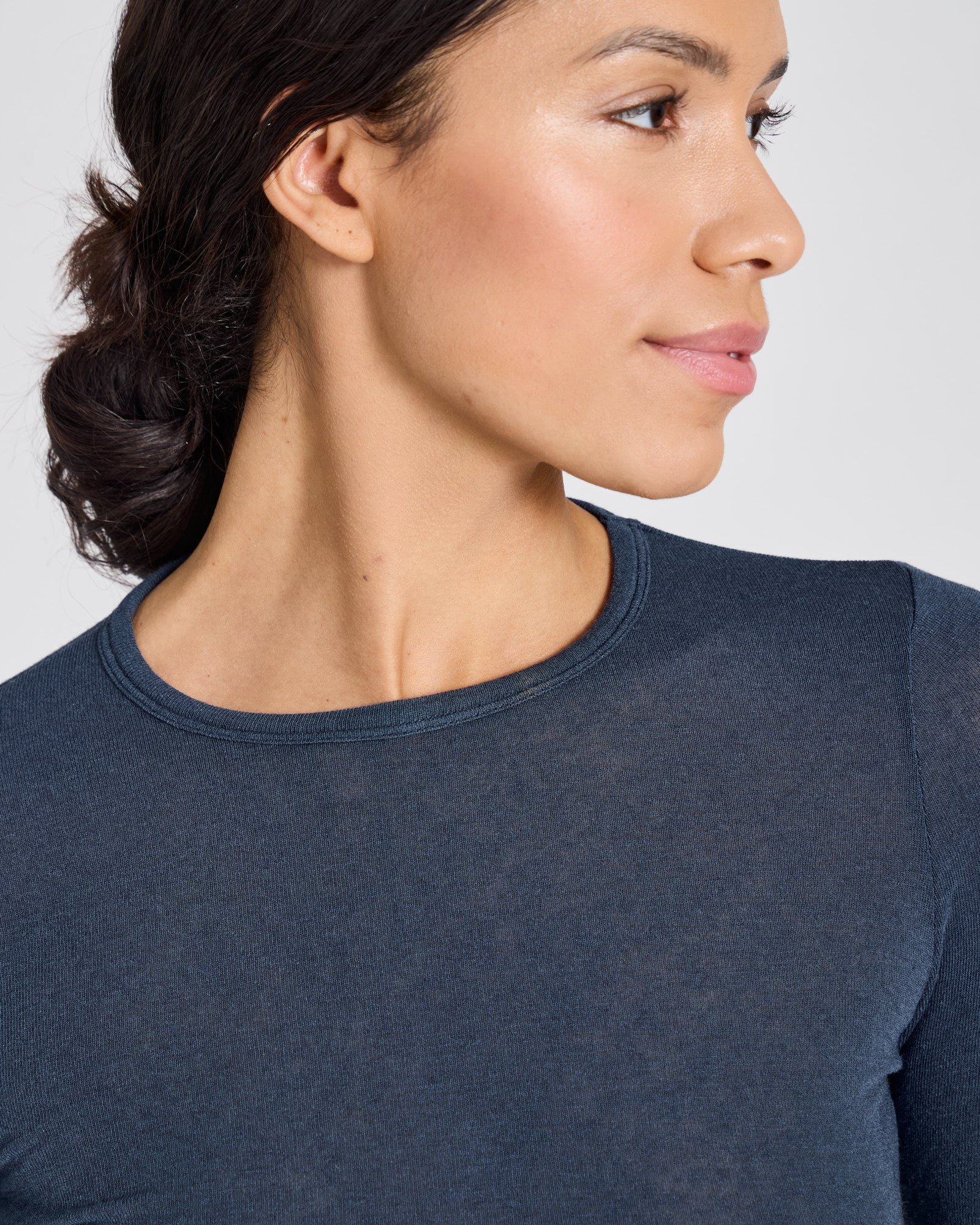 GAI+LISVA Thyra Wool Top Tops & T-shirts 472 Denim Blue