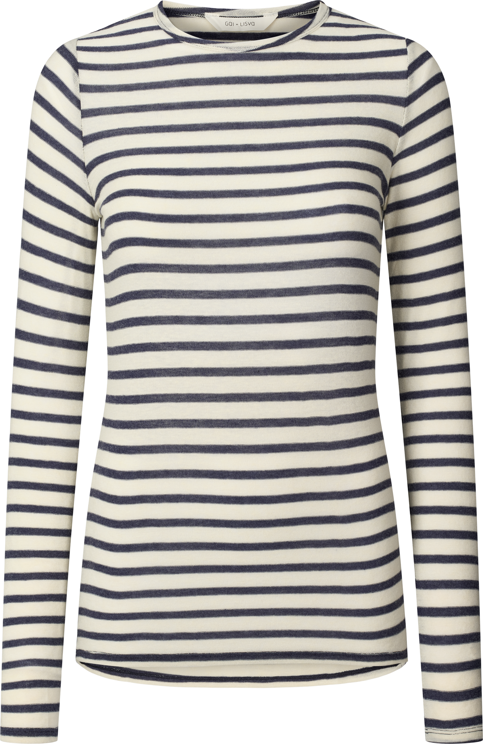 GAI+LISVA Thyra Wool Top Top 197 Reverse Denim Stripe