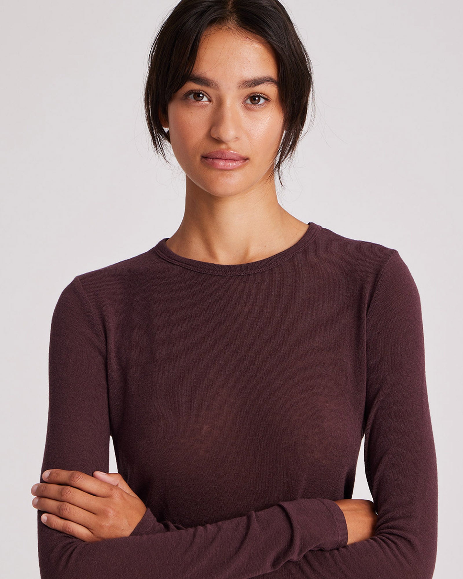 GAI+LISVA Thyra Wool Top Tops & T-shirts 133 Fudge