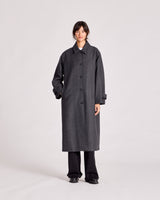 GAI+LISVA Tove Coat Limited Edition Jacket 920 Dark Grey Melange