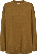 GAI+LISVA Vigga Lambswool Jumper Knit 201 Tobacco