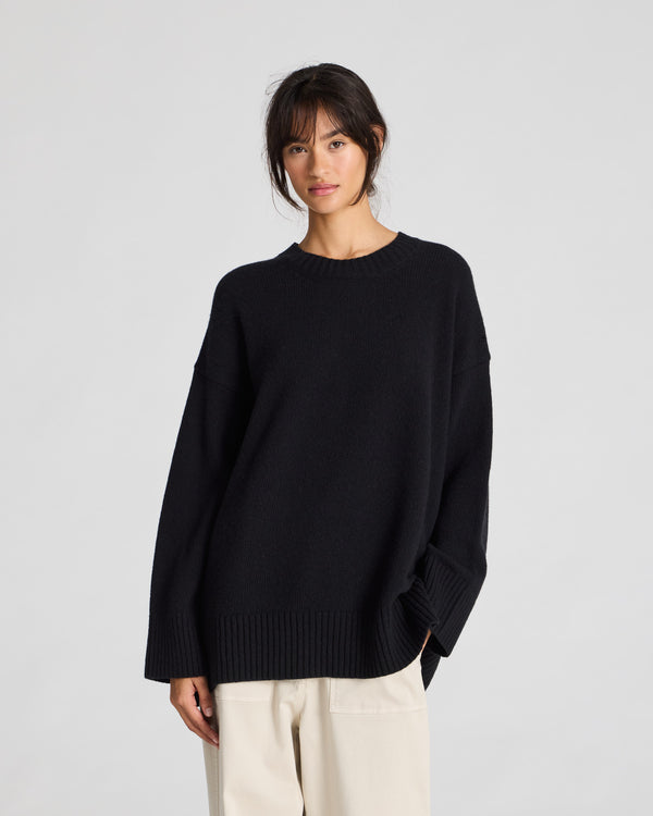 GAI+LISVA Vigga Lambswool Jumper Knit 650 Black