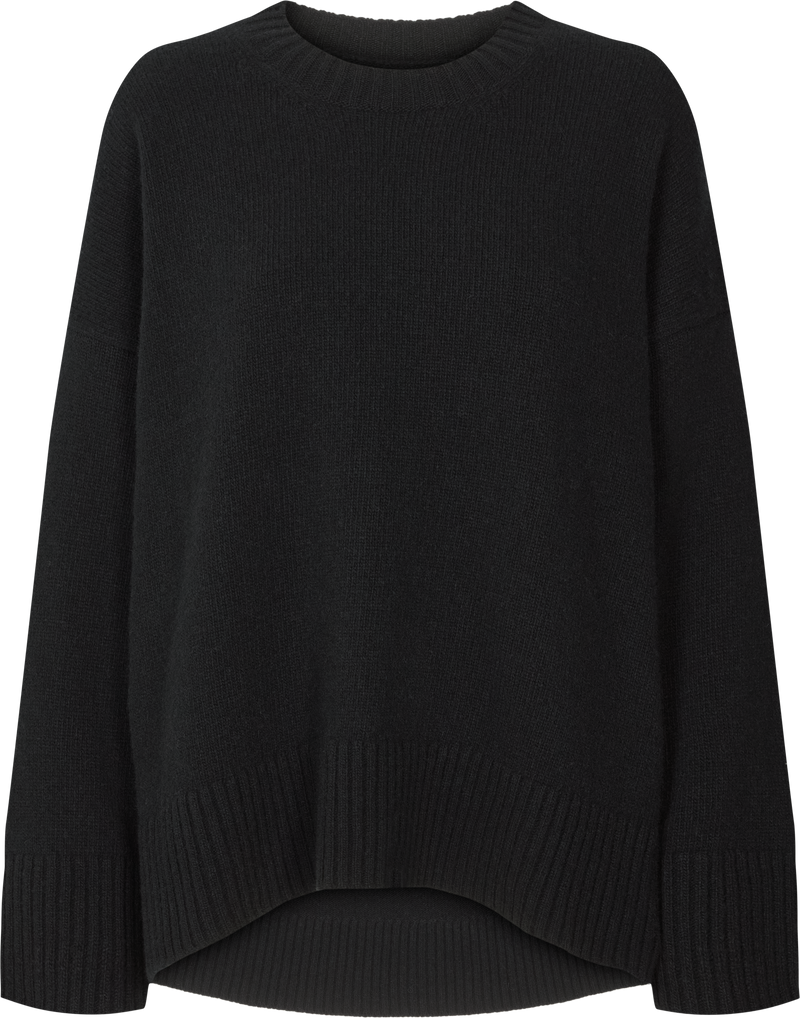 GAI+LISVA Vigga Lambswool Jumper Knit 650 Black