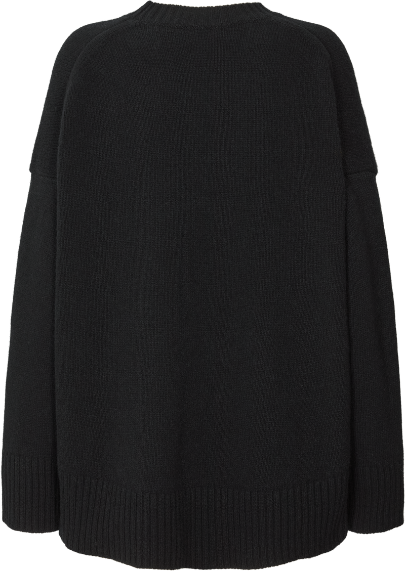 GAI+LISVA Vigga Lambswool Jumper Knit 650 Black