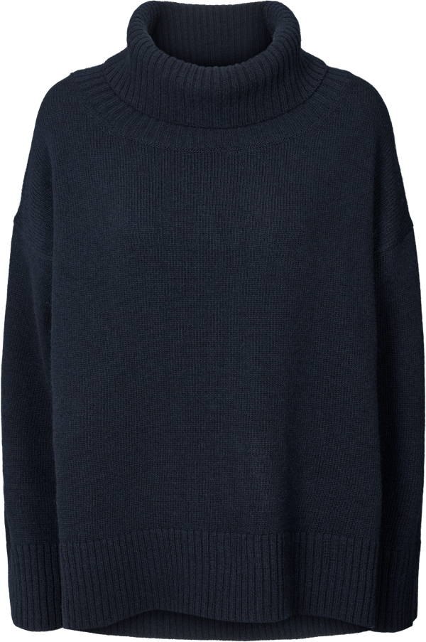 GAI+LISVA Vita Lambswool Jumper Knit 181 Midnight Blue