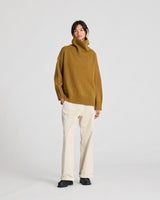 GAI+LISVA Vita Lambswool Jumper Knit 513 Dried Tobacco