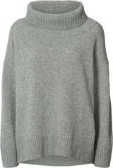 GAI+LISVA Vita Lambswool Jumper Knit 602 Grey Melange