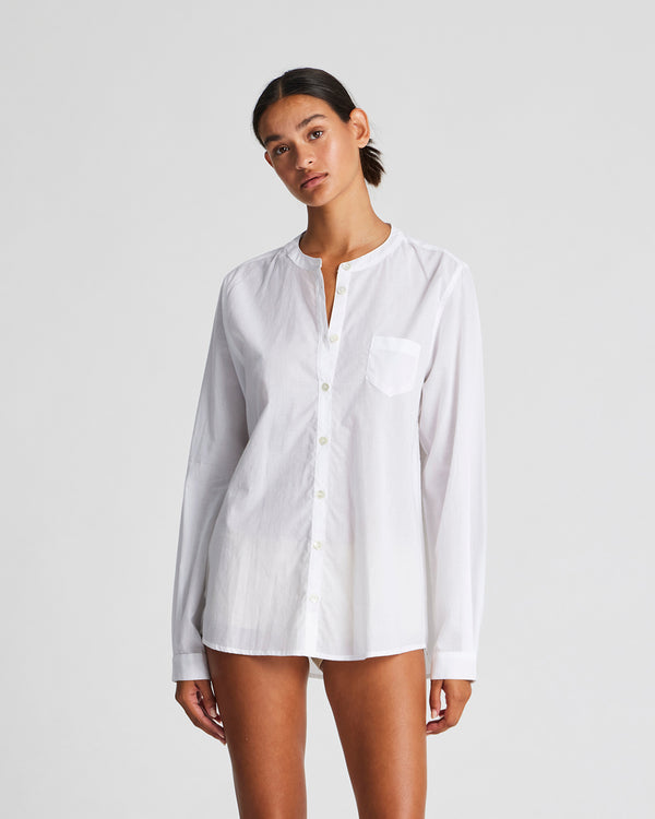 GAI+LISVA Woodie Shirt Cotton Voile GOTS 243975 Shirt 100 White