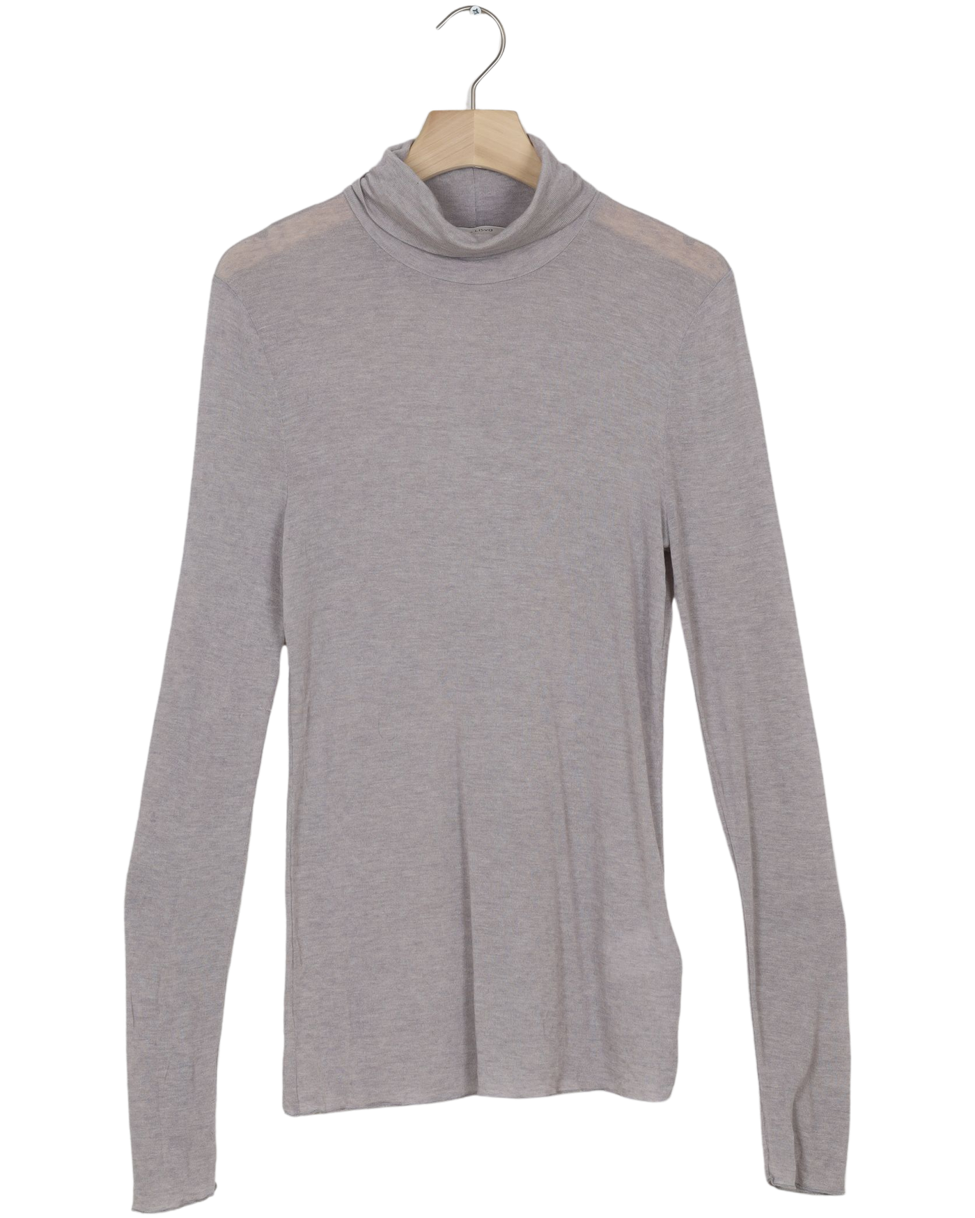 Secondhand Anna Wool Turtleneck - Light Grey Melange
