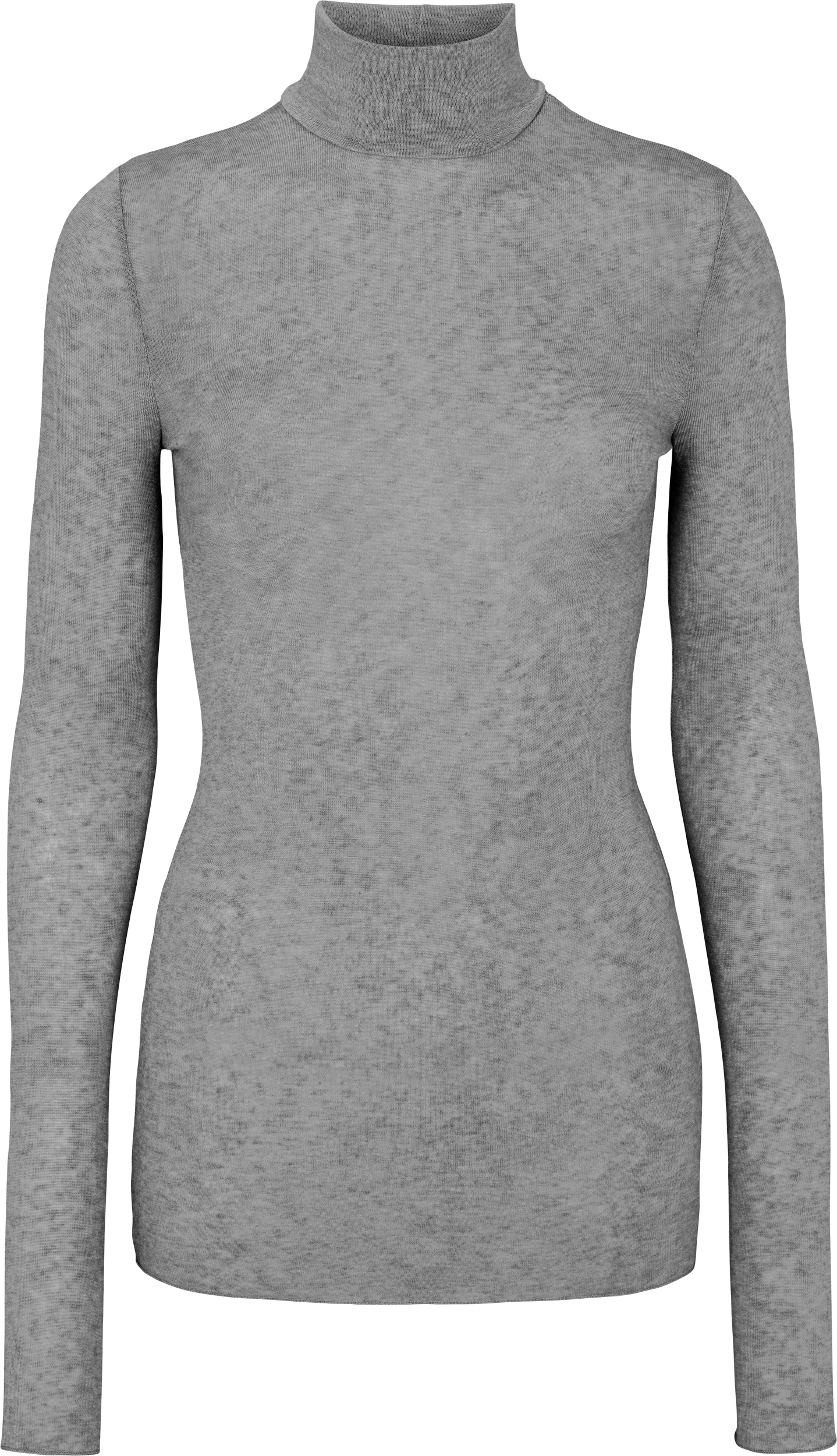 GAI+LISVA Anna Wool Turtleneck Top 601 Light Grey Melange