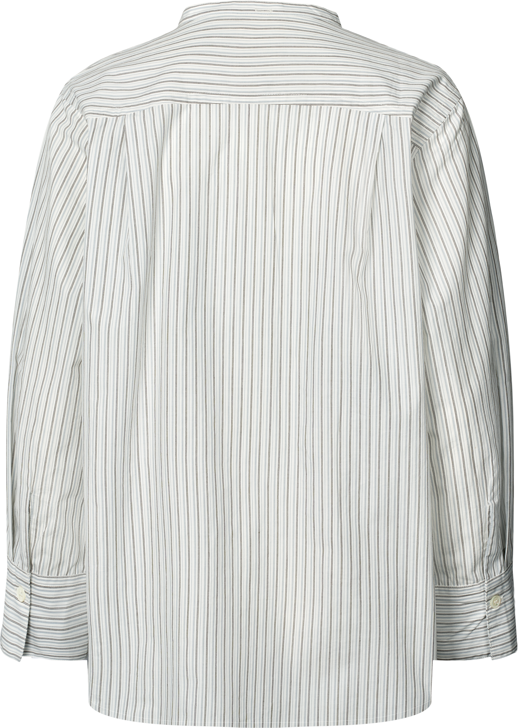 GAI+LISVA Beate Cotton Shirt Dresses & Skirts 961 Blue pin stripe