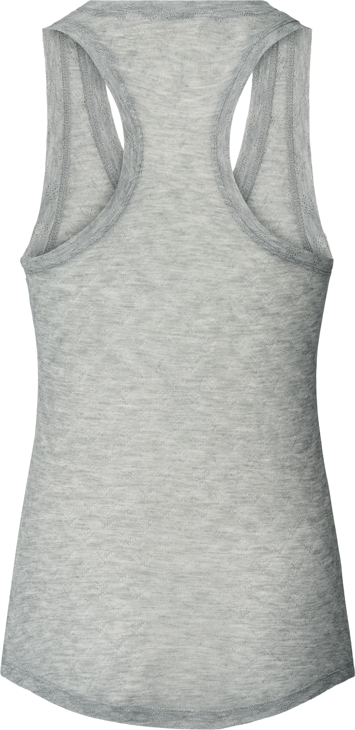 GAI+LISVA Nellie Silk Top Top 601 Light Grey Melange