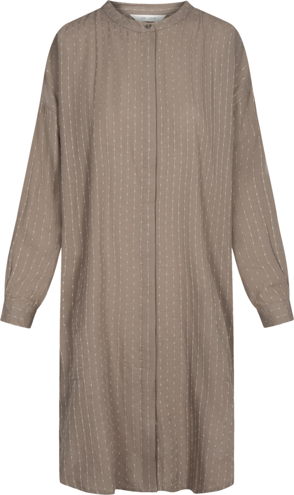 GAI+LISVA Oline Cotton Shirt Dress Shirt 981 Taupe