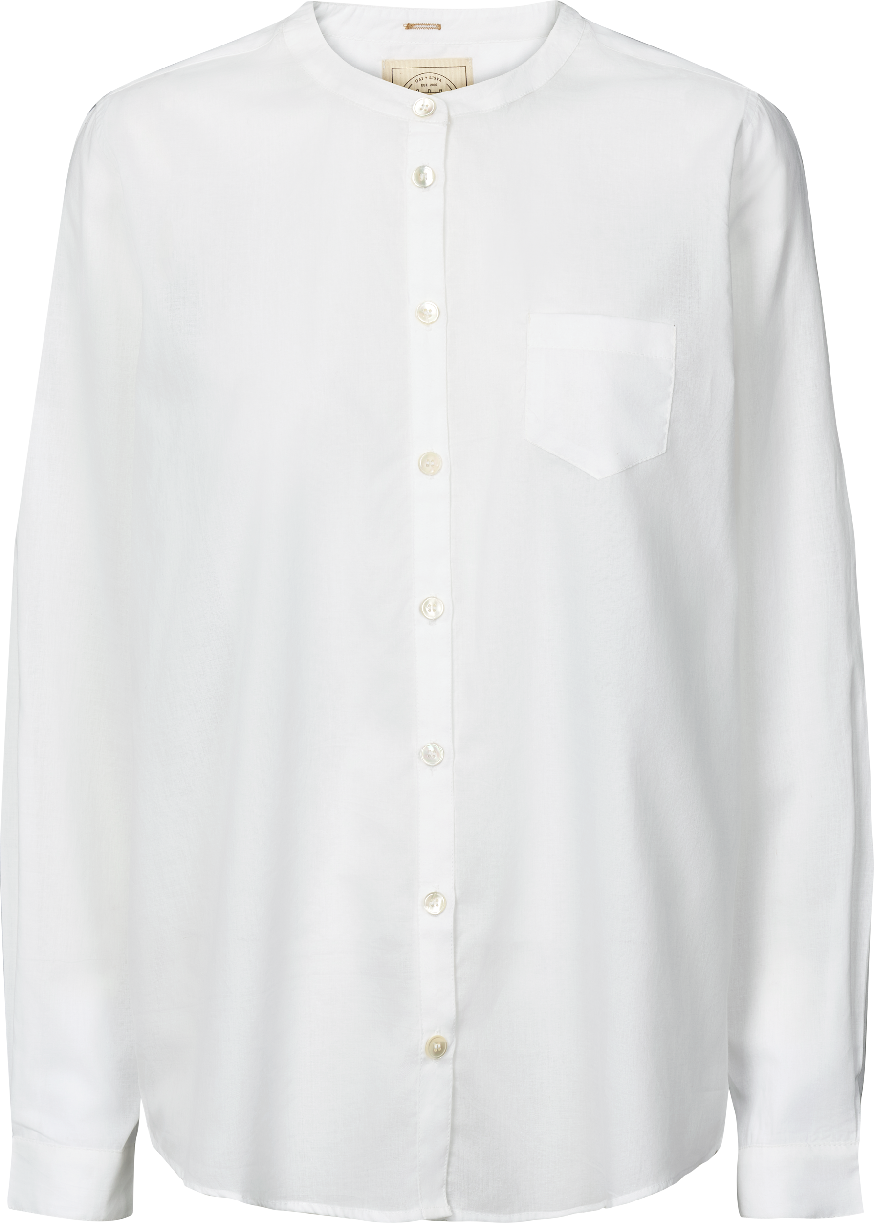 GAI+LISVA Woodie Shirt Cotton Voile GOTS 243975 Shirt 100 White